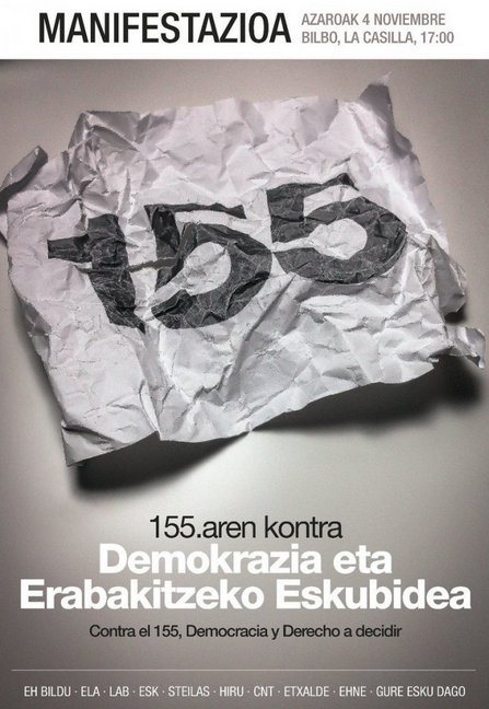 Larunbatean Bilbon egingo den manifestaziora joateko autobusa antolatu dute Zestoatik