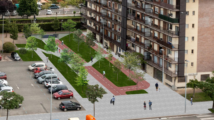 Mitxelena eta Lapurdi kaleen artean trenbide azpiko pasabidea egin nahi du udalak