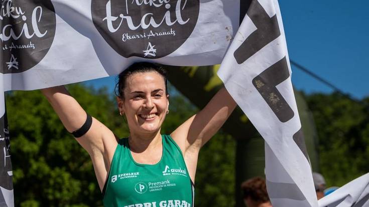 Maite Etxezarretak Etxarri Aranazko Triku Trail mendi lasterketa irabazi du