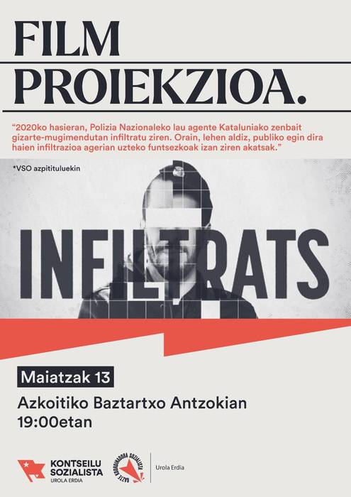 Dokumental emanaldia: 'Infiltrats'