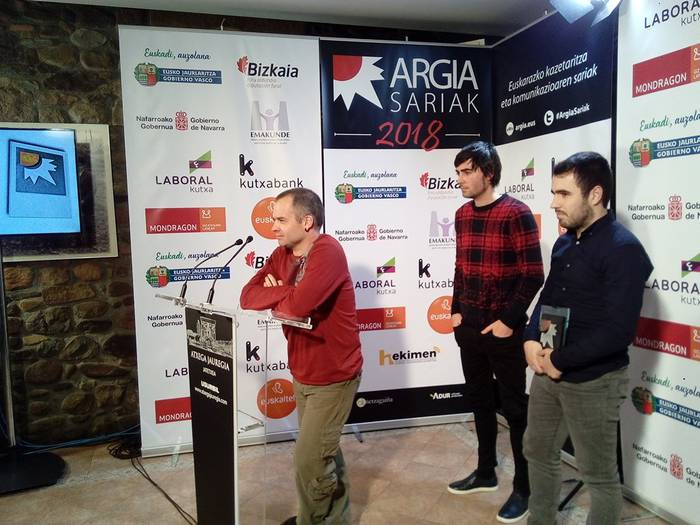 Harmaila kirol aldizkariak irabazi du papereko Argia Saria
