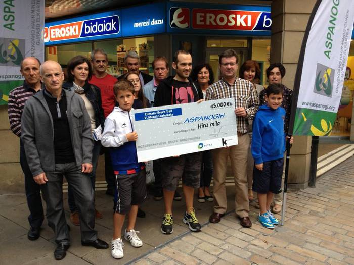 Hiru mila euro Aspanogirentzat