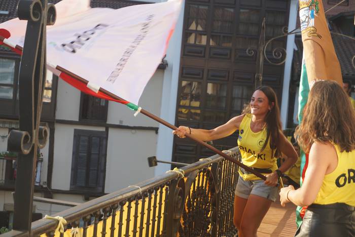 Asteburu borobila egin du Orio Orialki emakumeen taldeak bi bandera irabazita