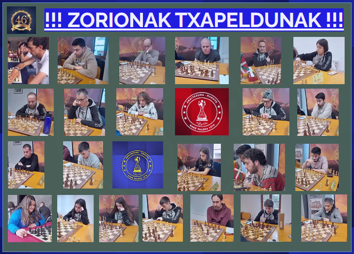 Amaitu da xakeko liga txapelketa