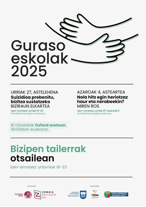 Hitzaldia: 'Suizidioa prebenitu, bizitza sustatzeko'