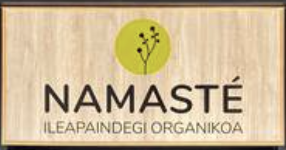 NAMASTE ile apaindegi organikoa logotipoa