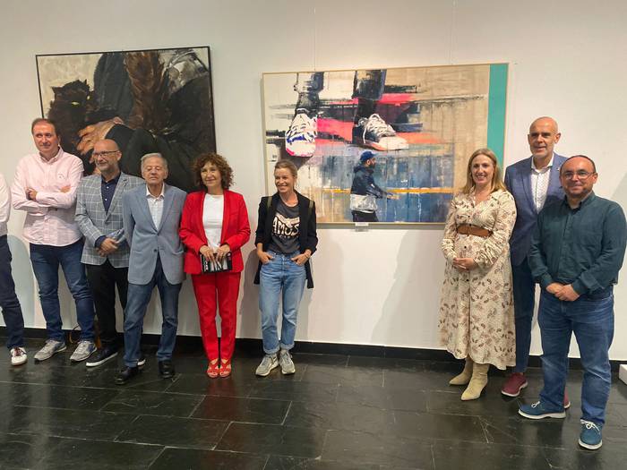 Udane Juaristik Carta Puebla pintura lehiaketa irabazi du 'Zapatillas en alza' lanarekin