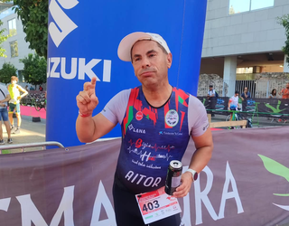 Aitor Oleaga aizarnazabaldarra, triatloi egokituko Espainiako txapeldunorde
