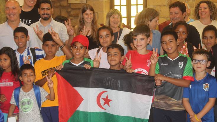 Udalak Saharako haurrei harrera egin die