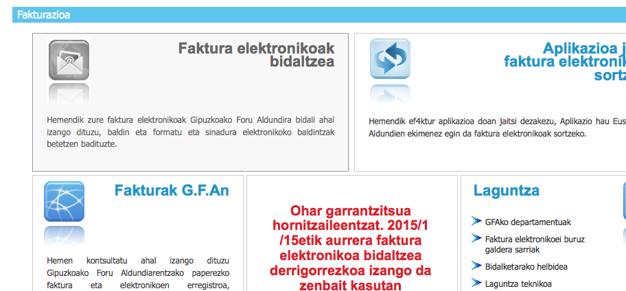 Fakturazio elektronikoa erabiltzen hasi da Azkoitiko Udala