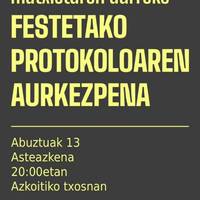 Itaiaren erasoen aurkako protokoloaren aurkezpena