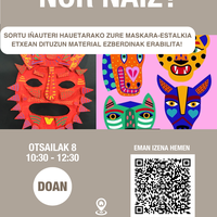 Inauterietarako maskarak sortzeko tailerra