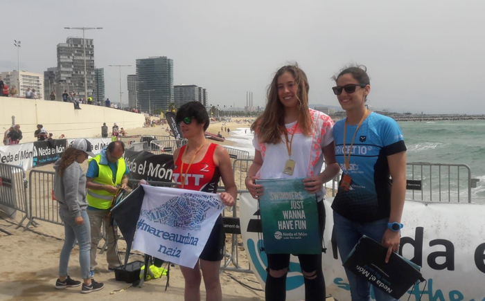 Leire Zeziaga bigarren, Swim Barcelona itsas zeharkaldian