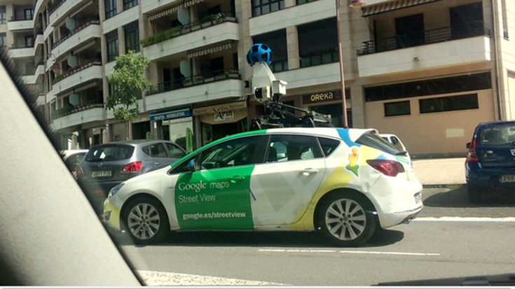 HARA! Google Maps-eko autoa ibili da Zarautzen