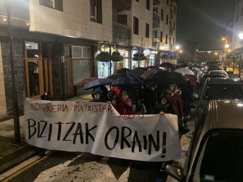 Indarkeria matxistaren kontra kalera aterako dira bihar iluntzean Aian eta Orion ere
