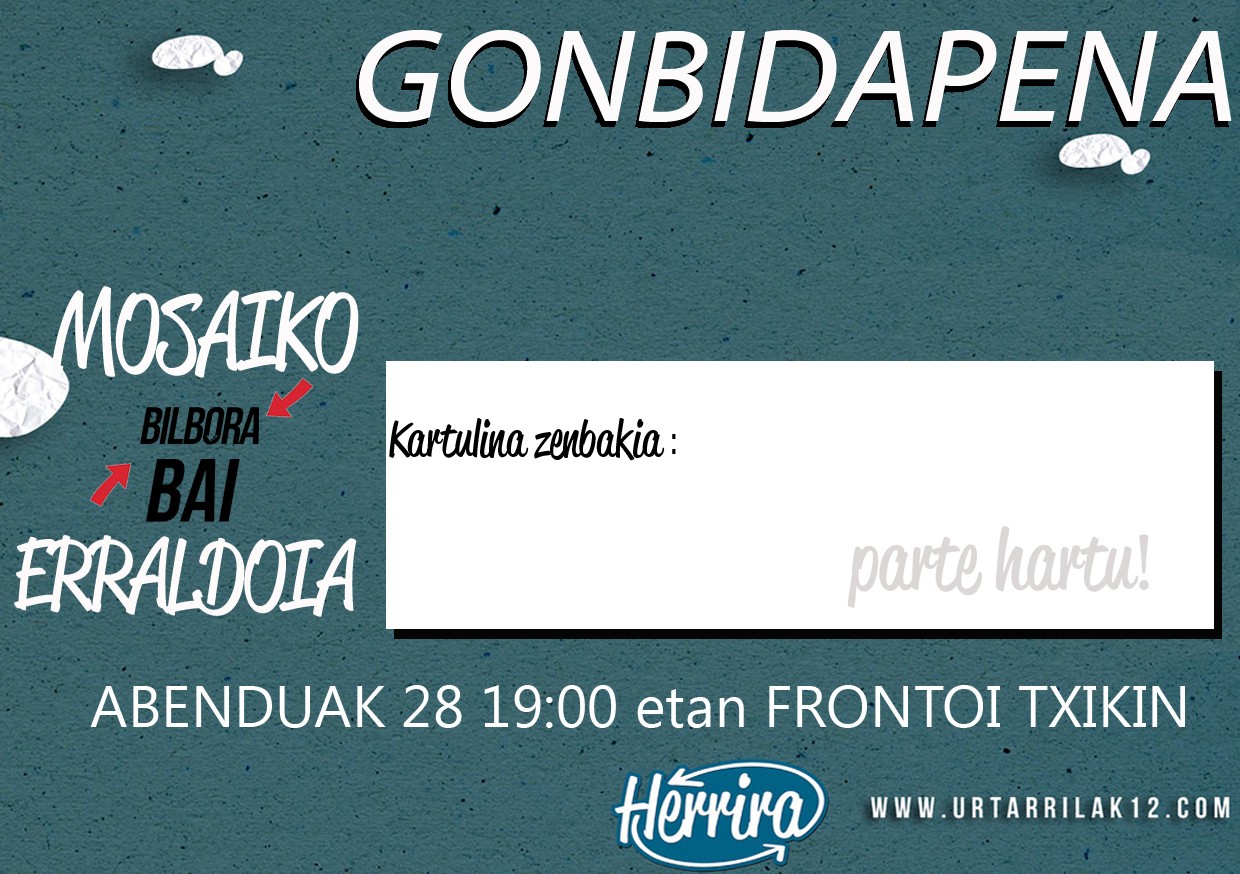 Urtarrilaren 12ko manifestazioren harira, mosaiko erraldoia egingo dute gaur, Frontoi Txikian