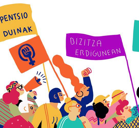 Ekonomia eta pentsio sistema feminista baterako proposamenak izango dituzte hizpide Emakumeen Txokoan