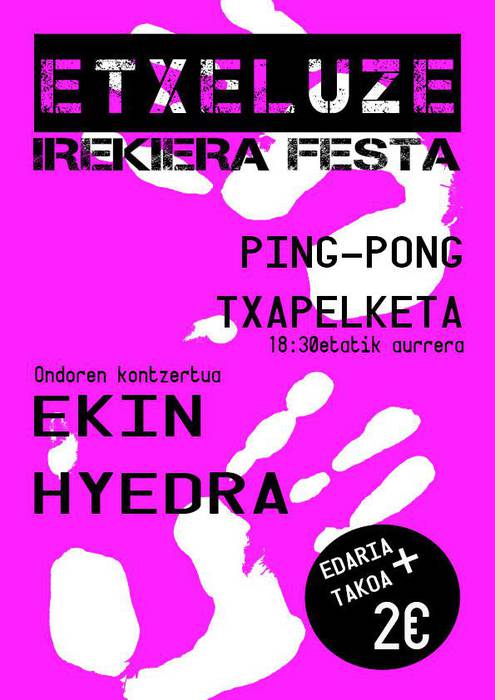 Irekiera festa antolatu dute azaroaren 23rako Etxeluze gaztetxekoek