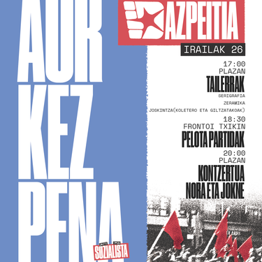 Gazte Topagune Sozialistaren aurkezpen ekitaldiak