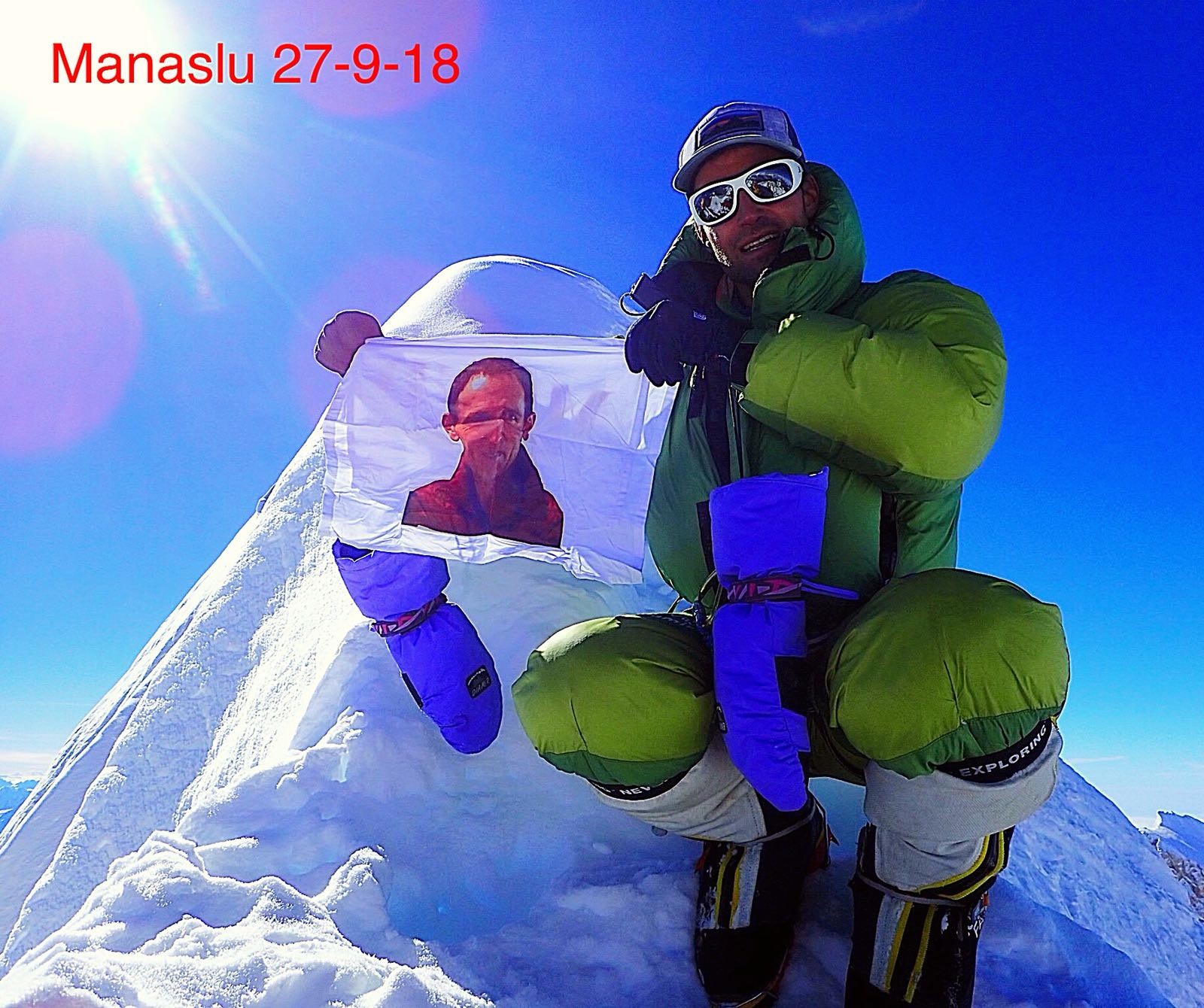 Jonathan Garciak gogoan izan ditu Alberto Zerain eta Flysch Traila Manasluko igoeran
