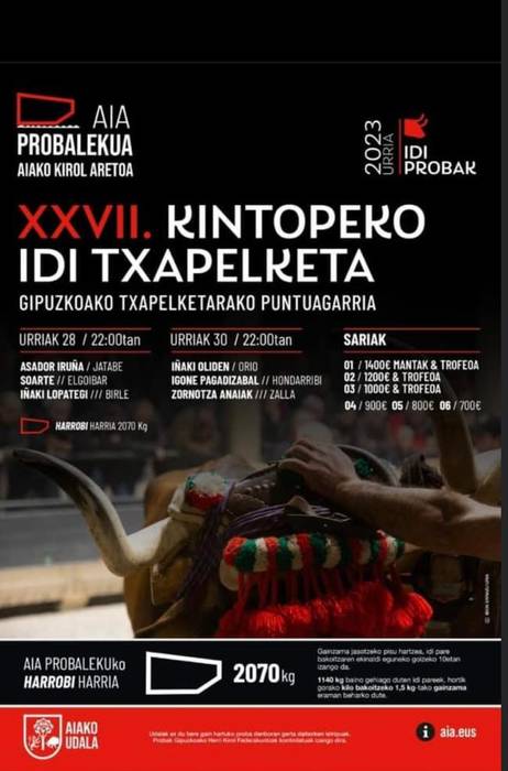 Aiako XXVII. Kintopeko Idi Probak