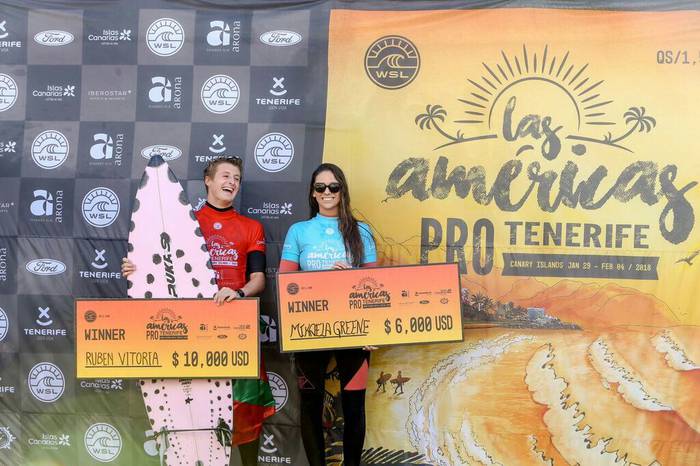 Ruben Vitoriak surf zirkuitua irabazi du Tenerifen
