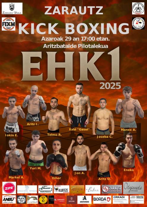 Txapelketa: Kick Boxing - EHK1 2025 txapelketa
