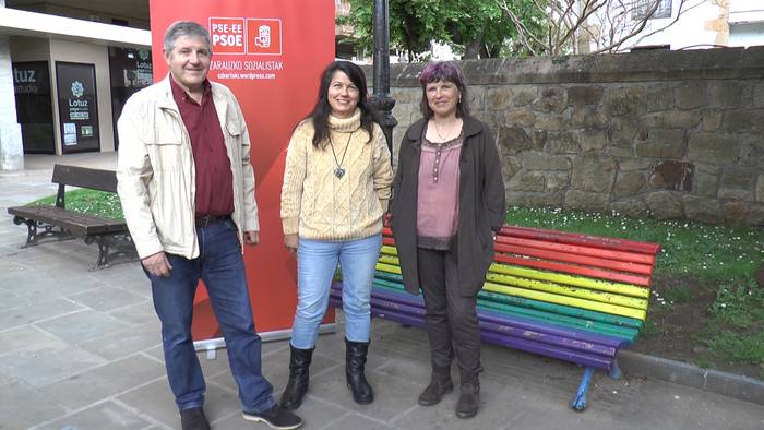 Gloria Vazquez da PSE-EEren Zarauzko alkategaia