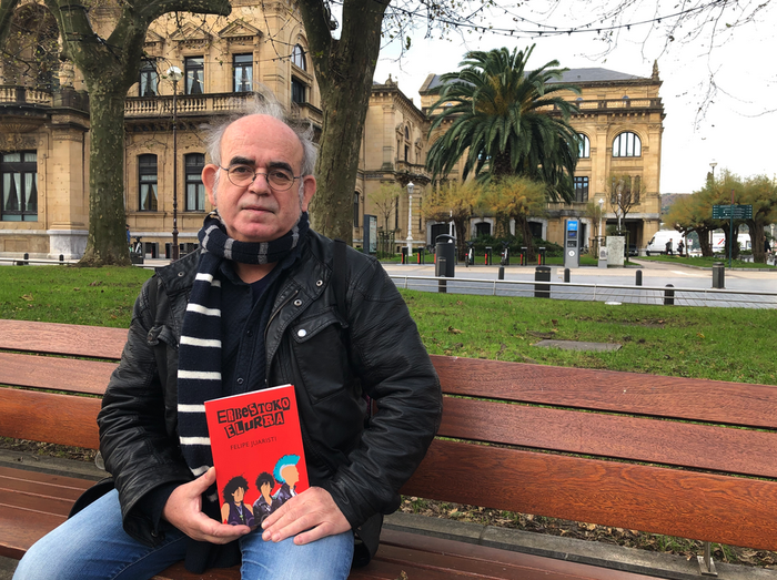 'Erbesteko elurra' nobela kaleratu du Felipe Juaristi idazle azkoitiarrak