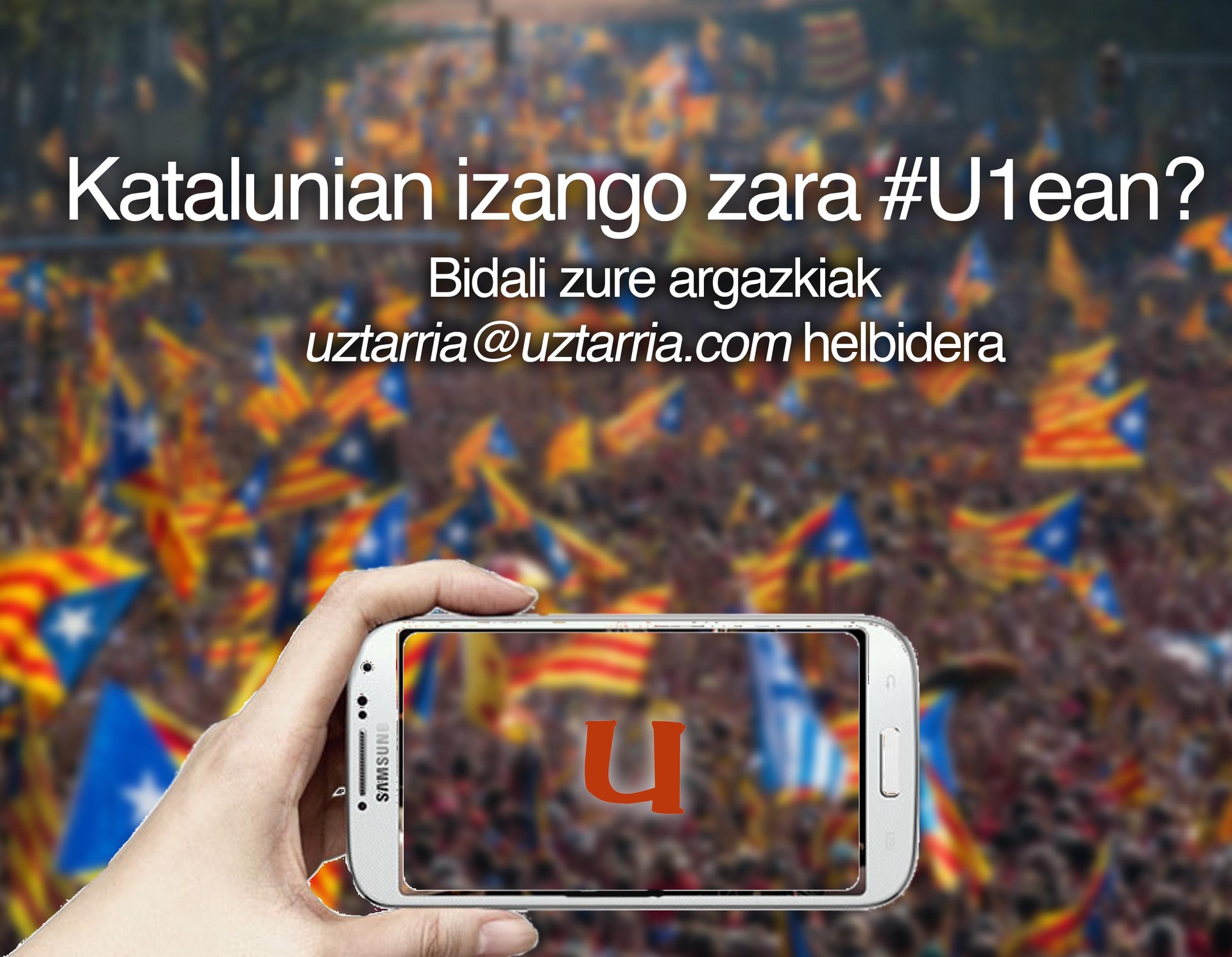 Azpeitiarra zara eta Katalunian izango zara U1ean?
