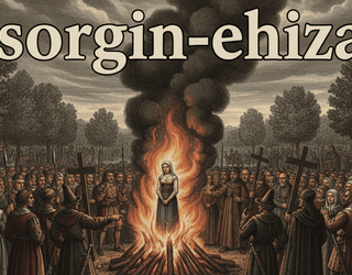 Sorgin ehizari buruzko bideoa ondu du Asisko Urmenetak