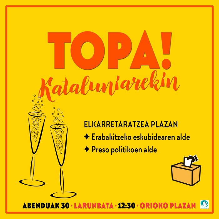 Kataluniarekin topa egingo dute bihar, Orion