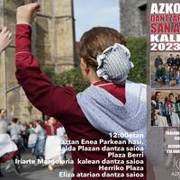 Dantzari txikien San Andres kalejira