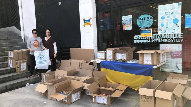 Sos Ukraina Zumaia taldearen eskertza gutuna