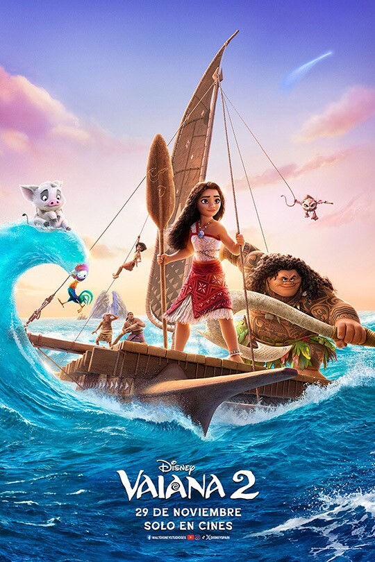 'Vaiana 2' eta '¿Quien, es quien?' filmak emango dituzte igandean eta astelehenean