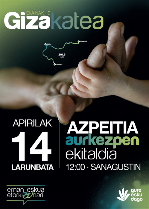 Giza katearen aurkezpena egingo du Azpeitiko GEDk apirilaren 14an