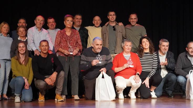 Odol emaileek urteroko aitortza ekitaldia ospatu dute