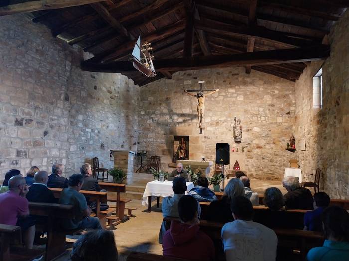 San Prudentzioko ermita bete du Joaquim Sempere idazleak bere saiakeraren aurkezpenean