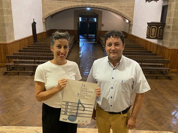 Santa Klaran izango dira Zarauzko Udako Musikaldiko kontzertuak