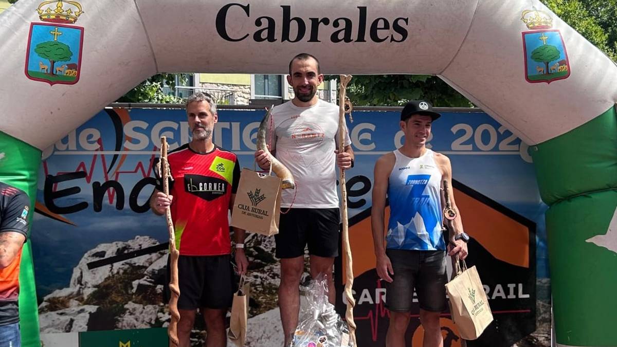 Carreña Trail mendi lasterketa irabazi du Asier Ostolazak