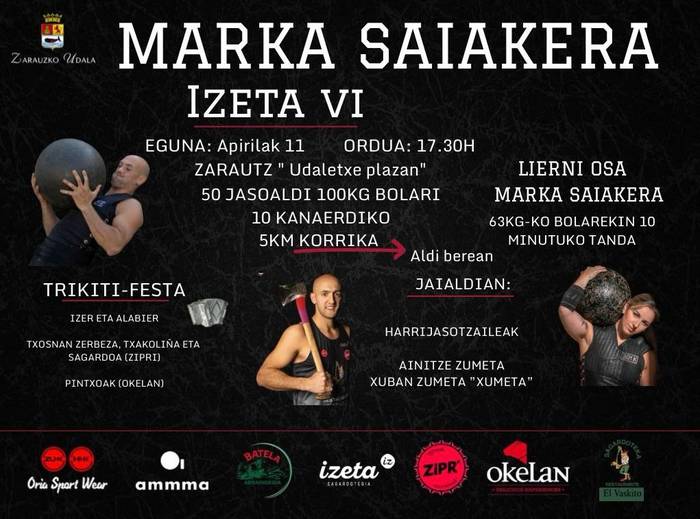 Kirola: Izeta VI.aren marka saiakera
