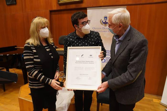 Ignacio Arakistain: "Aitortza eta ohorea da Donostiako Orfeoiaren eta Musikeneren saria jasotzea"