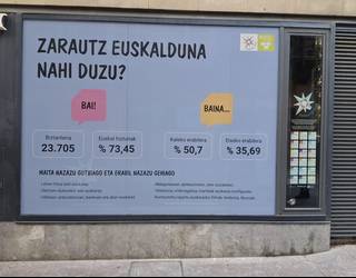 Udalak herritarrak animatu ditu euskararen erabileraz hausnartzera eta neurriak hartzera