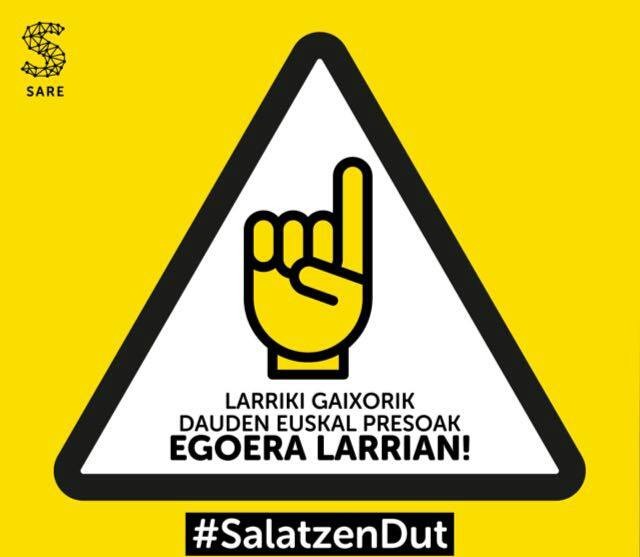 Larriki gaixorik diren presoen askatasuna aldarrikatzeko giza sarea