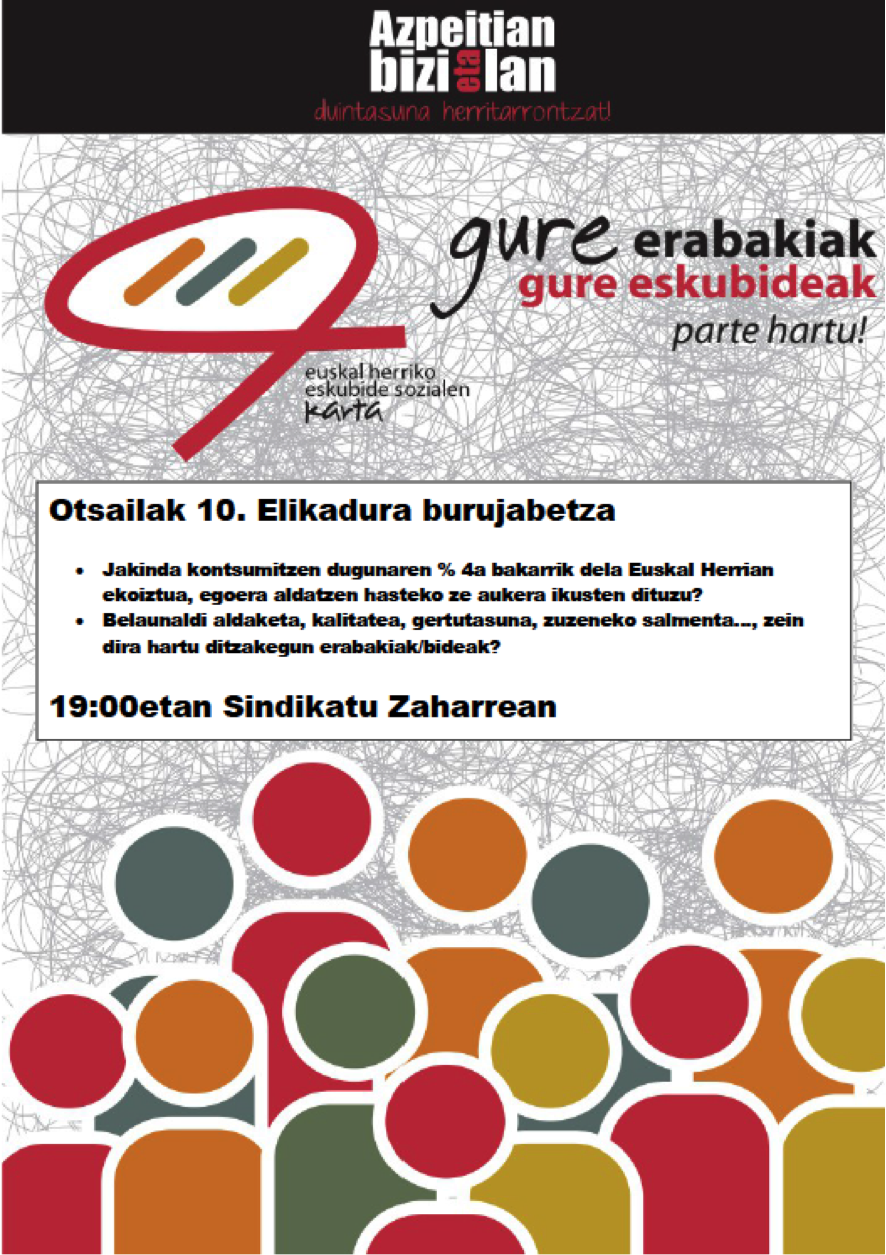 Gaurkoan, otsailak 10,  elikadura burujabetzaz ...