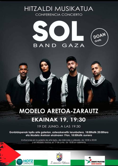 Hitzaldi-musikatua: Sol Band Gaza
