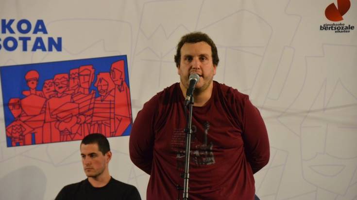 Beñat Jauregik irabazi du Gipuzkoa Bertsotaneko Anoetako saioa