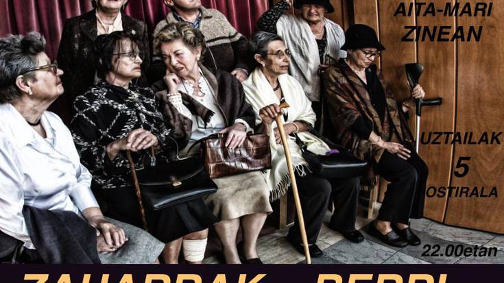 'Zaharrak berri' antzezlanerako gonbidapenak ditugu bazkideen artean zozketatzeko