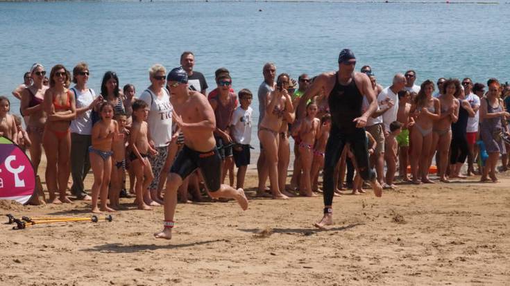Nikolas Illarramendik irabazi du Getariako I. San Anton Bira itsas zeharkaldia