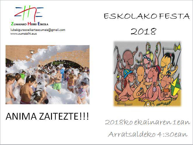 ESKOLAKO FESTA 2018
